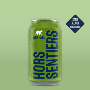 Bière sans alcool IPA Hors Sentiers de Boréale en canette