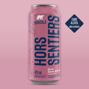 Bière sure sans alcool Hors Sentiers de Boréale en canette de 473 ml